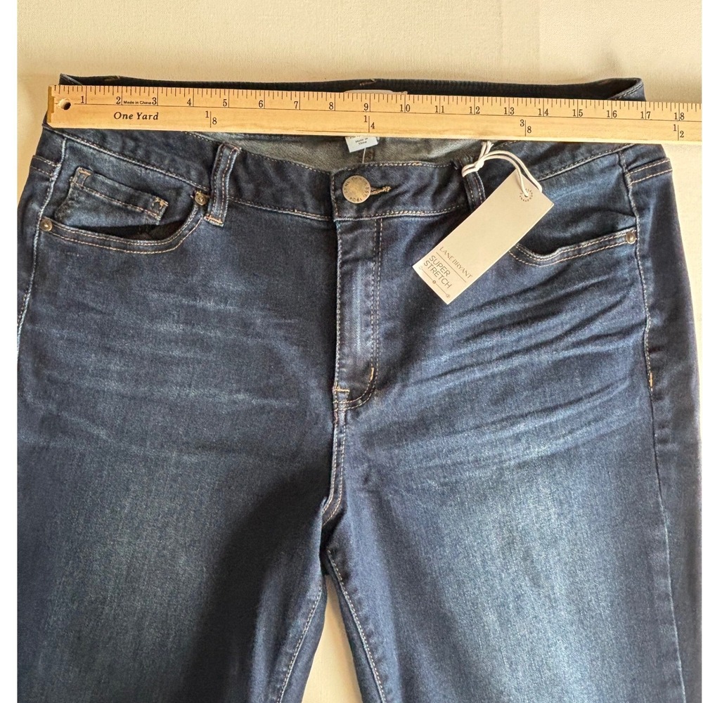 Lane Bryant Super Stretch Bootcut Jeans Dark Wash Blue Denim Plus Size 18 NWT - Picture 7 of 9